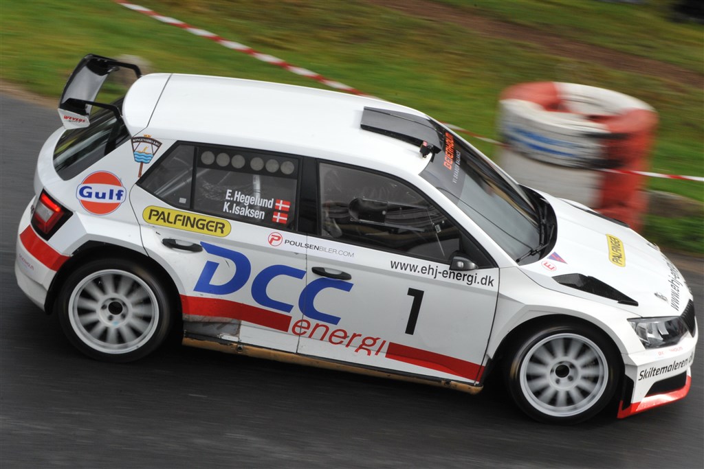 Esben Hegelund blev den seneste vinder af Birch / Tvilum Rallyshow.
(Foto: Morten Alstrup)